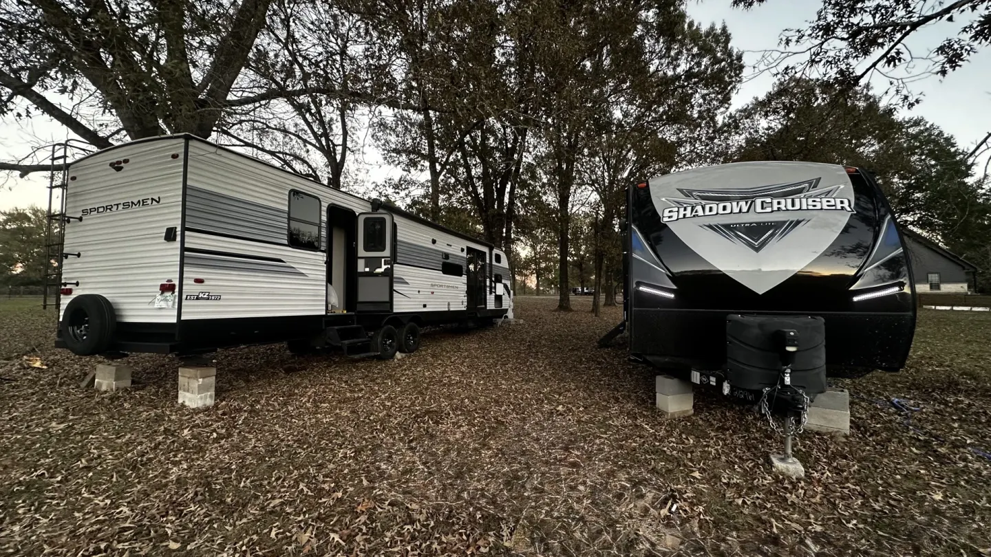 Temporary RV housing ready for delivery